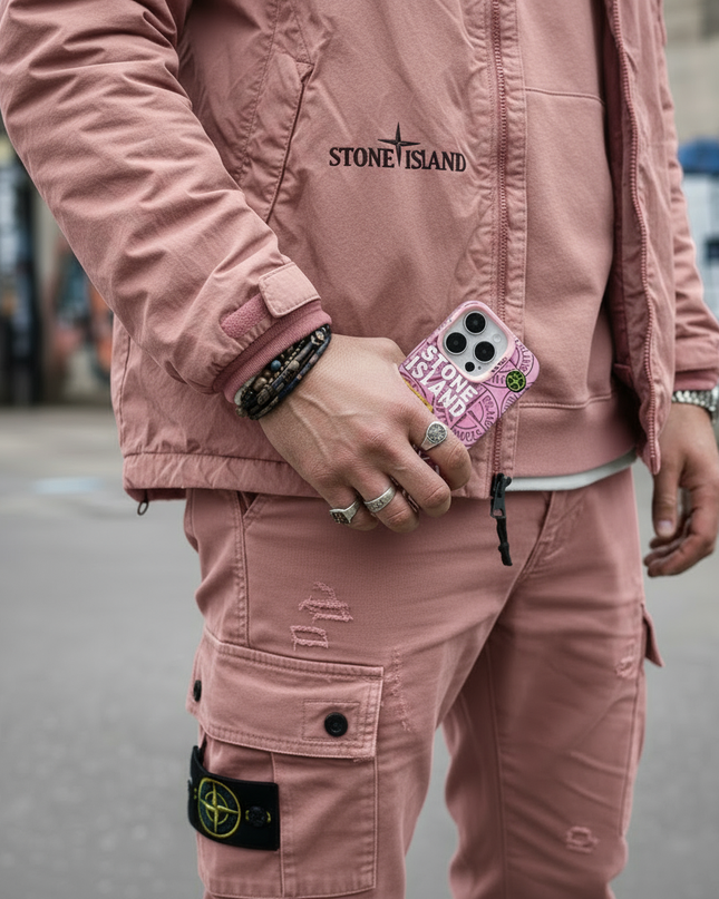 Coque Stone Island - Rose