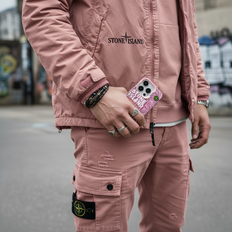 Coque Stone Island - Rose