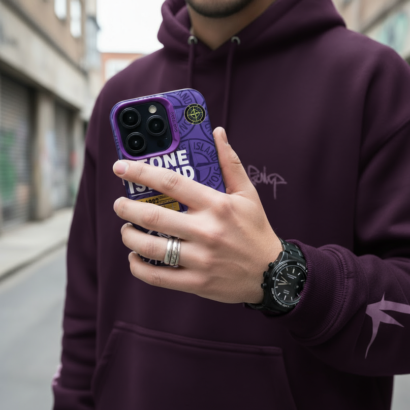 Coque Stone Island - Violet