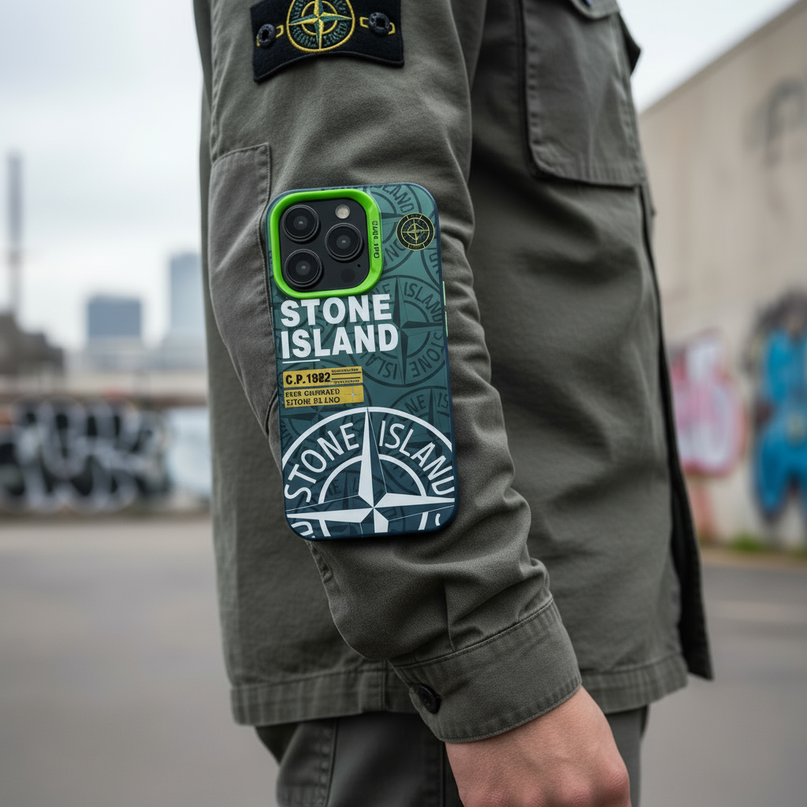 Coque Stone Island - Vert