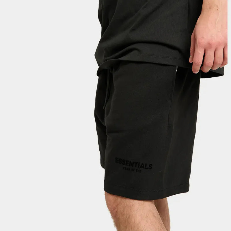 Short Fear of God Essentials Stretch Limo Noir