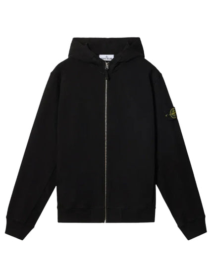 Sweatshirt zippé Stone Island noir
